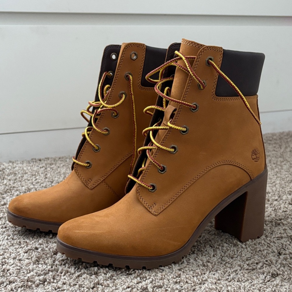 Timberland Lace Up Boot Heels
